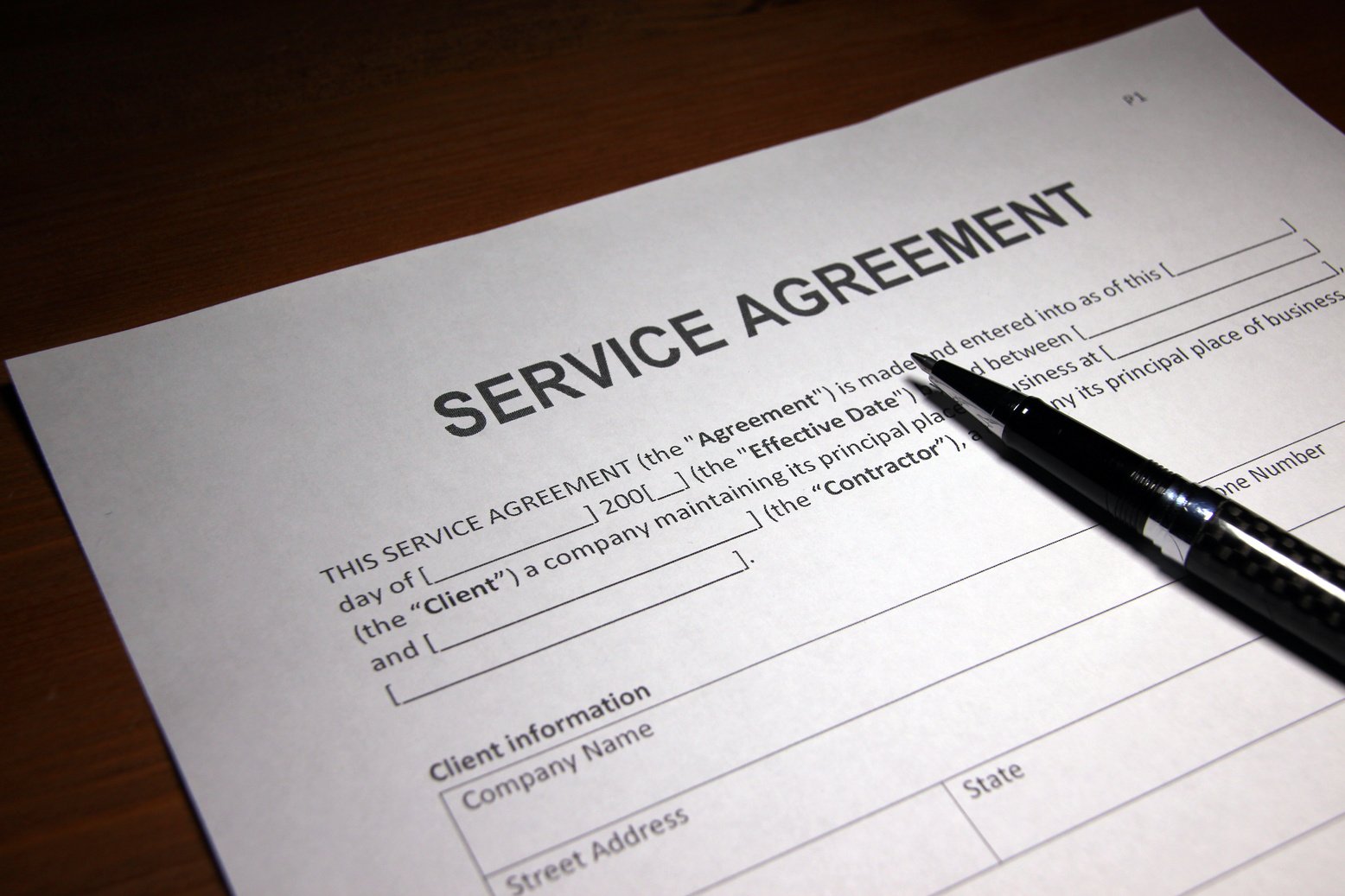 Service Contract